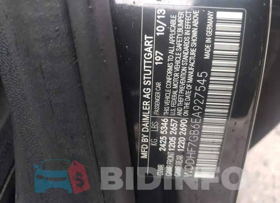 WDDHF7GB6EA927545 Photo# 12