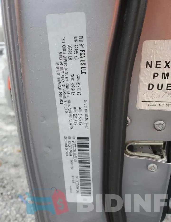 2C3CDXCT0JH156184 Photo# 12