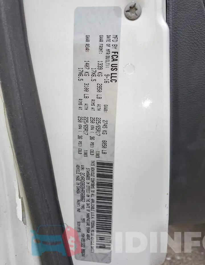 2C4RDGBG9HR568862 Photo# 14