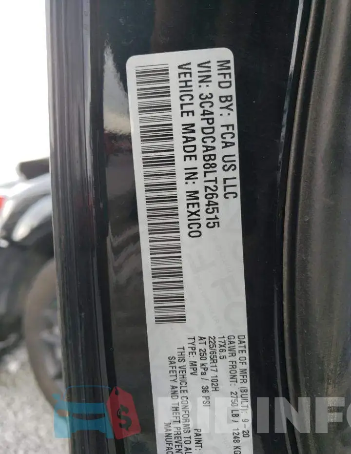 3C4PDCAB8LT264515 Photo# 13