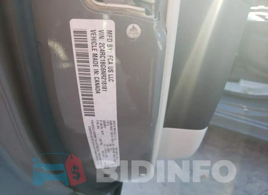 2C4RC1BG6NR218181 Photo# 13