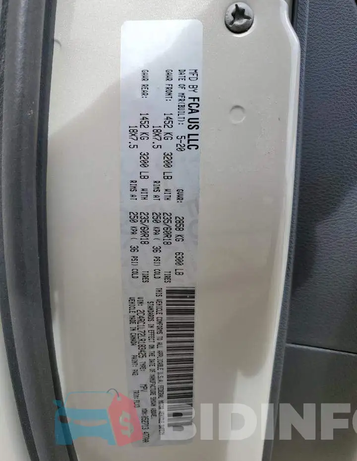 2C4RC1L72LR183425 Photo# 12