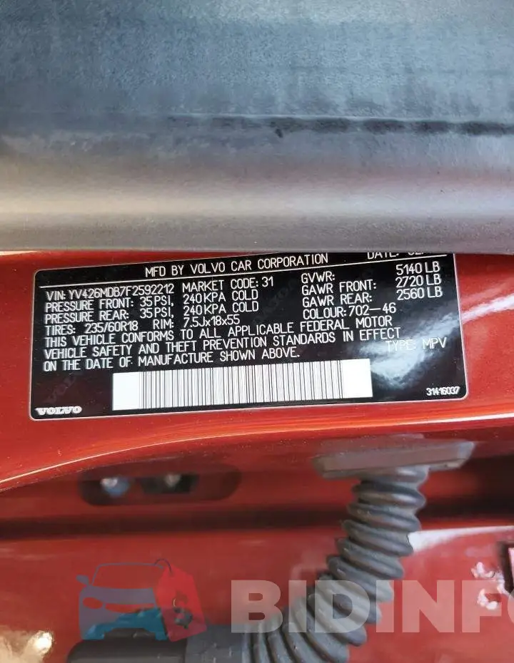 YV426MDB7F2592212 Photo# 13