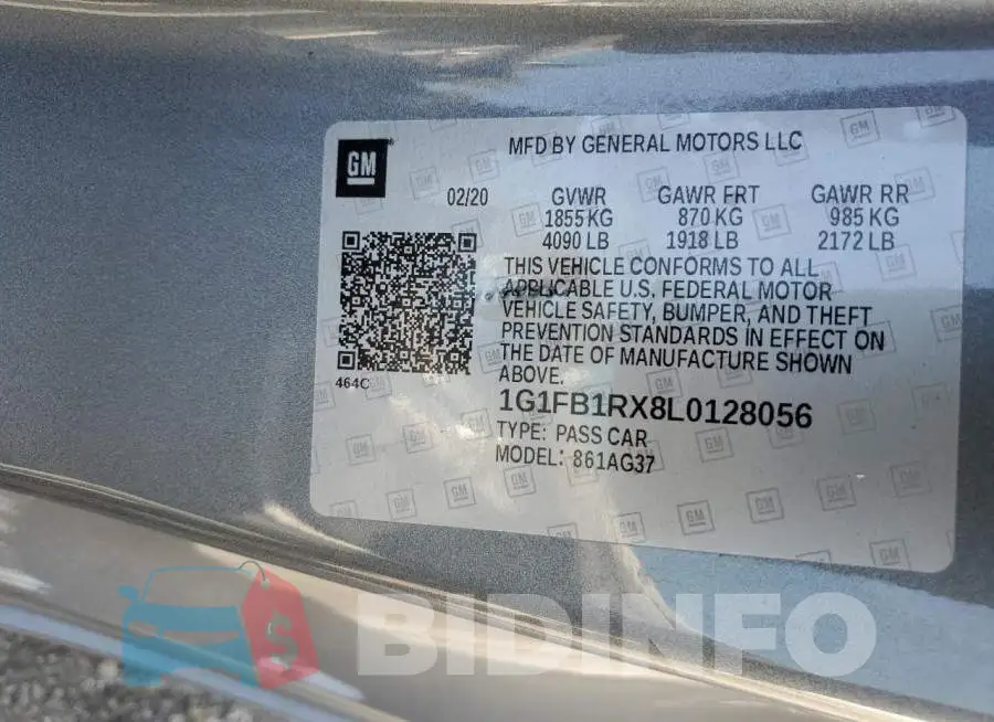 1G1FB1RX8L0128056 Photo# 12