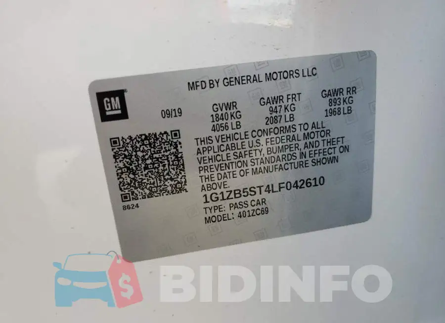 1G1ZB5ST4LF042610 Photo# 12