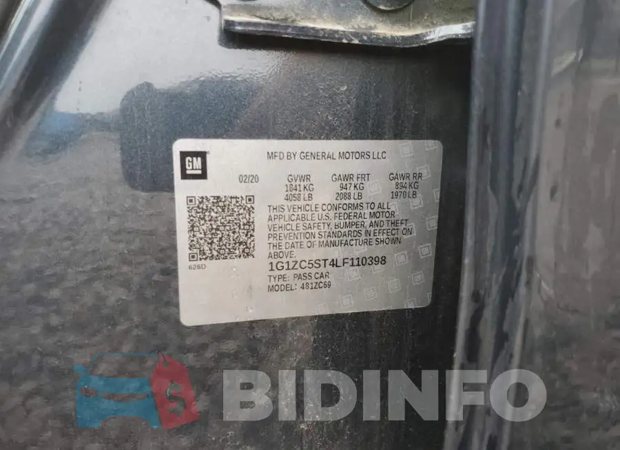 1G1ZC5ST4LF110398 Photo# 12