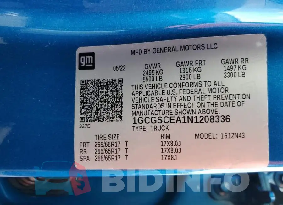 1GCGSCEA1N1208336 Photo# 13