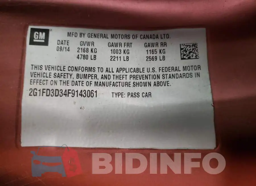 2G1FD3D34F9143061 Photo# 13