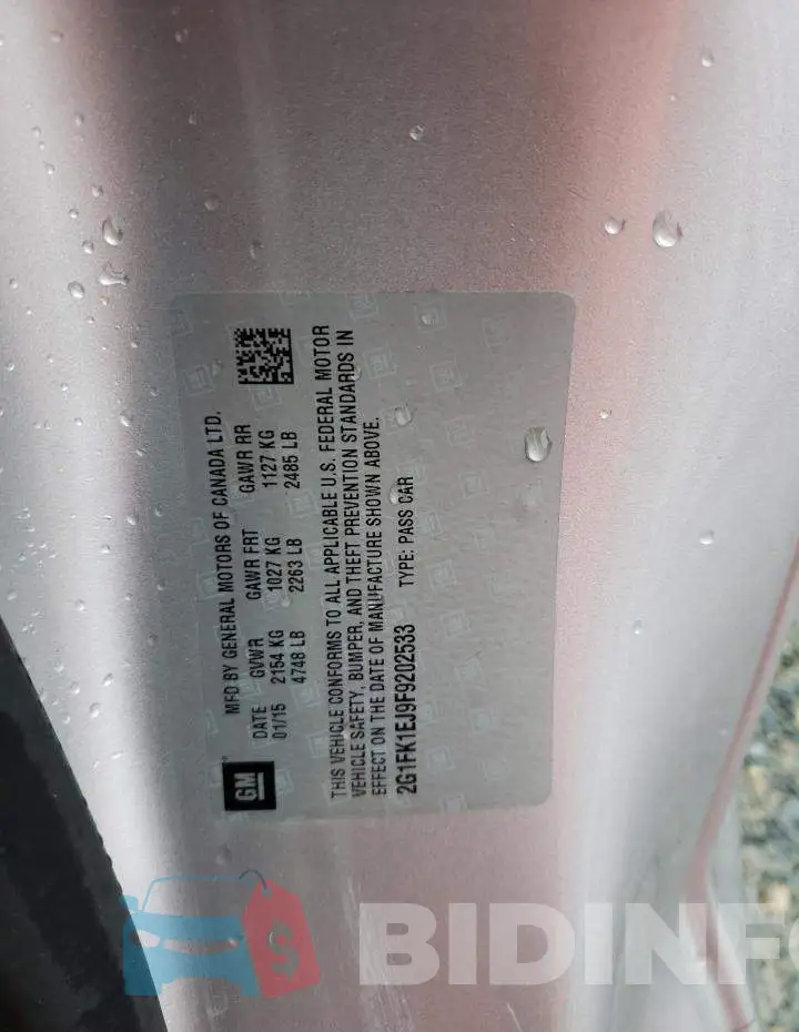 2G1FK1EJ9F9202533 Photo# 12