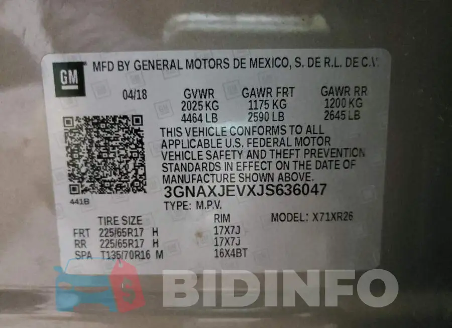 3GNAXJEVXJS636047 Photo# 14