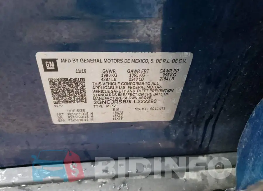 3GNCJRSB9LL222290 Photo# 13