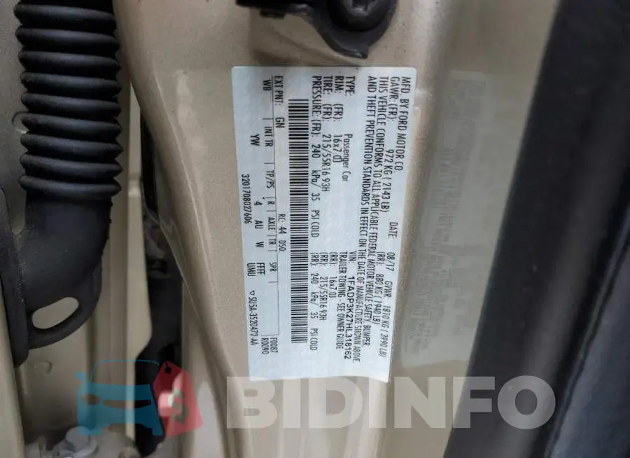 1FADP3K27HL318162 Photo# 12
