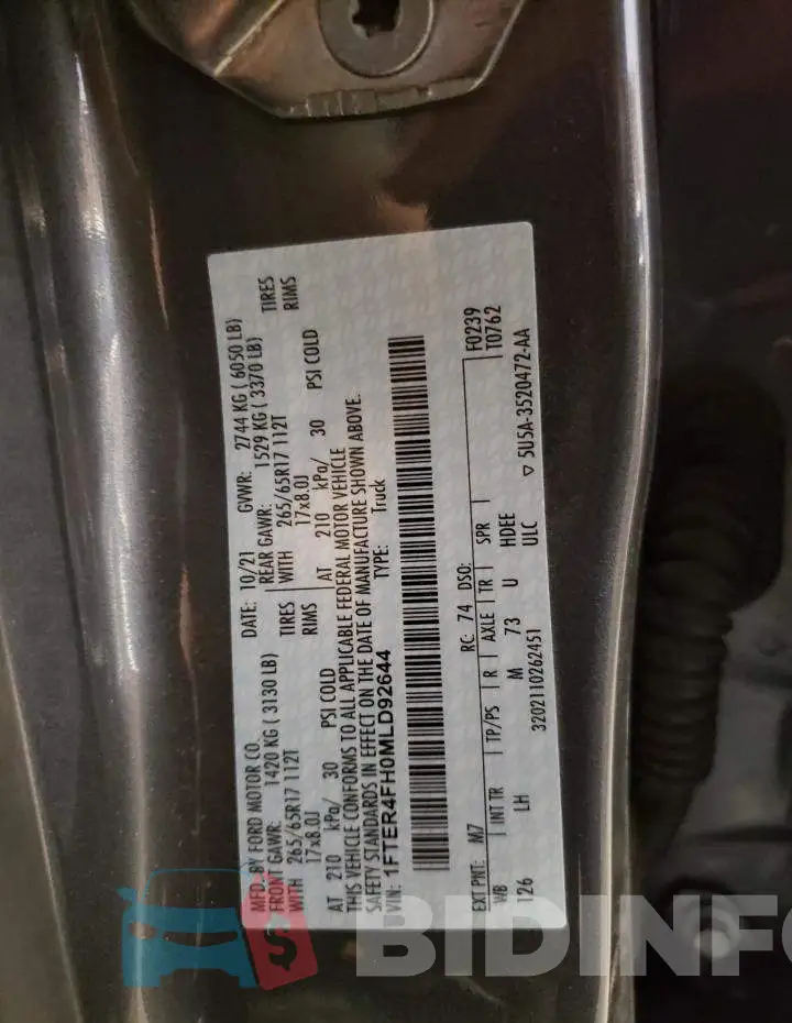 1FTER4FH0MLD92644 Photo# 12