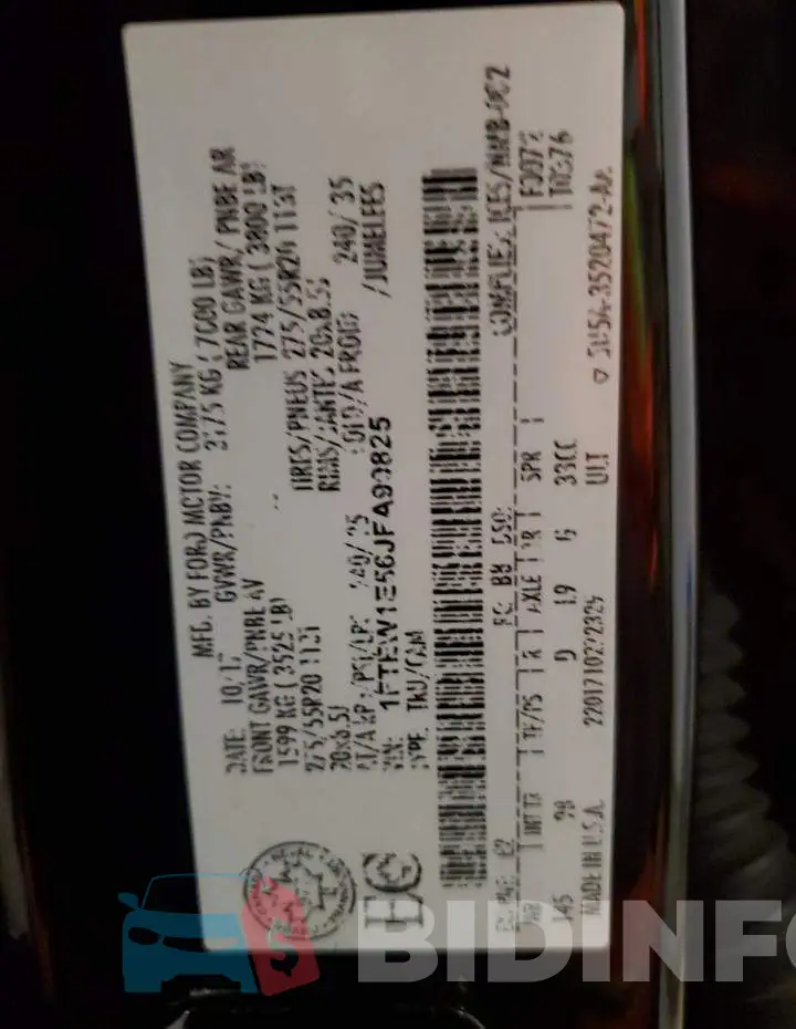 1FTEW1E56JFA99825 Photo# 13
