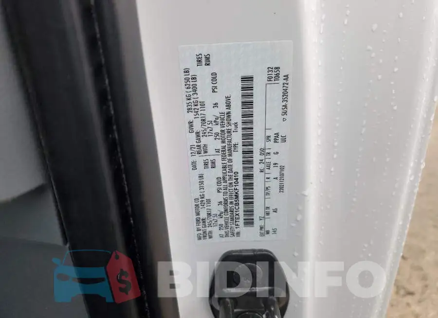 1FTEX1CB5MKF10410 Photo# 12