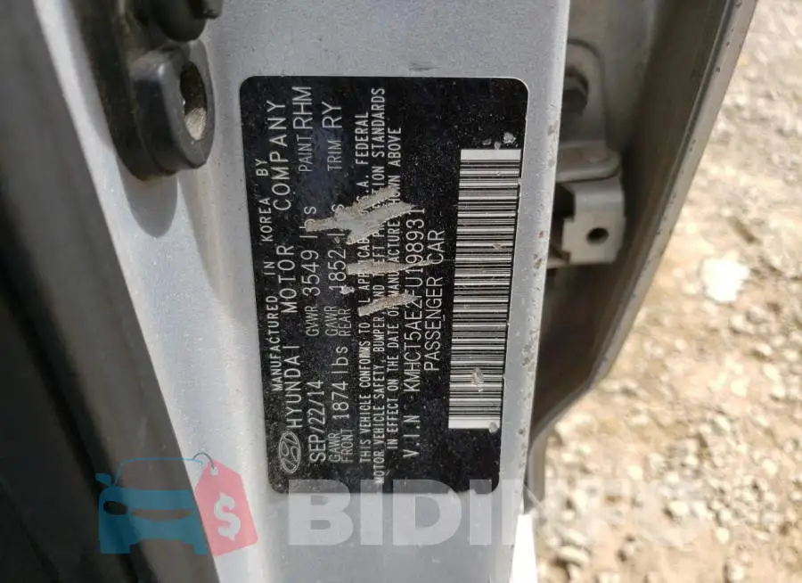 KMHCT5AE2FU198931 Photo# 12