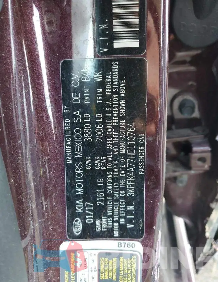 3KPFK4A77HE110764 Photo# 12
