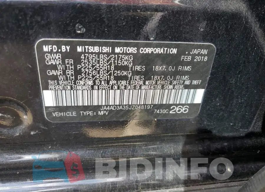 JA4AD3A35JZ048197 Photo# 14