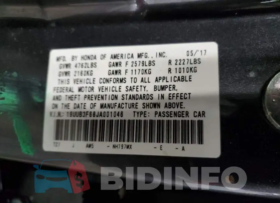 19UUB3F68JA001046 Photo# 12