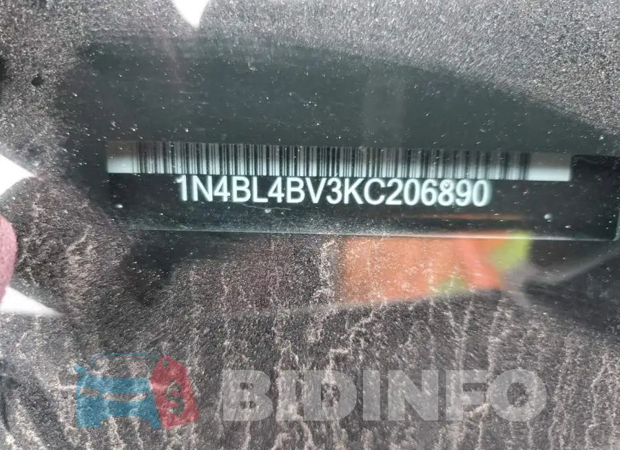 1N4BL4BV3KC206890 Photo# 12