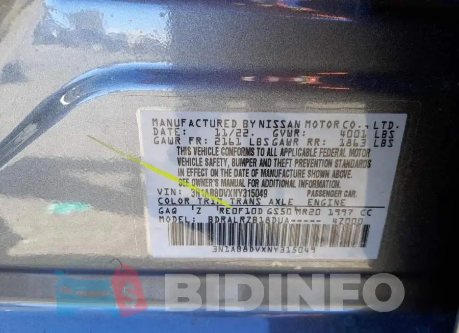 3N1AB8DVXNY315049 Photo# 12