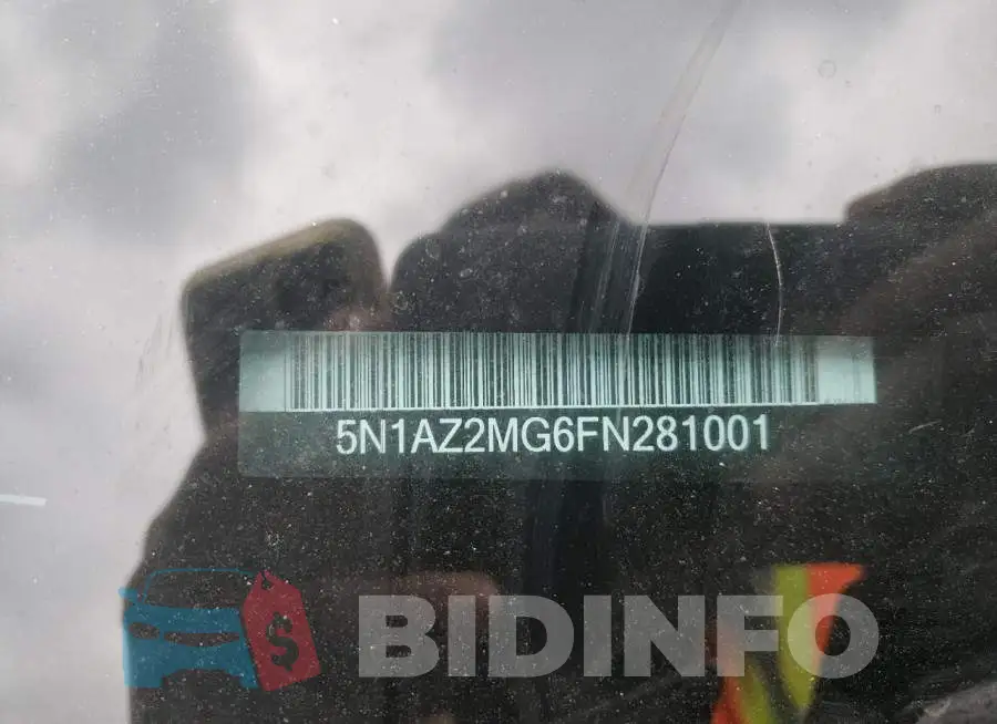 5N1AZ2MG6FN281001 Photo# 13