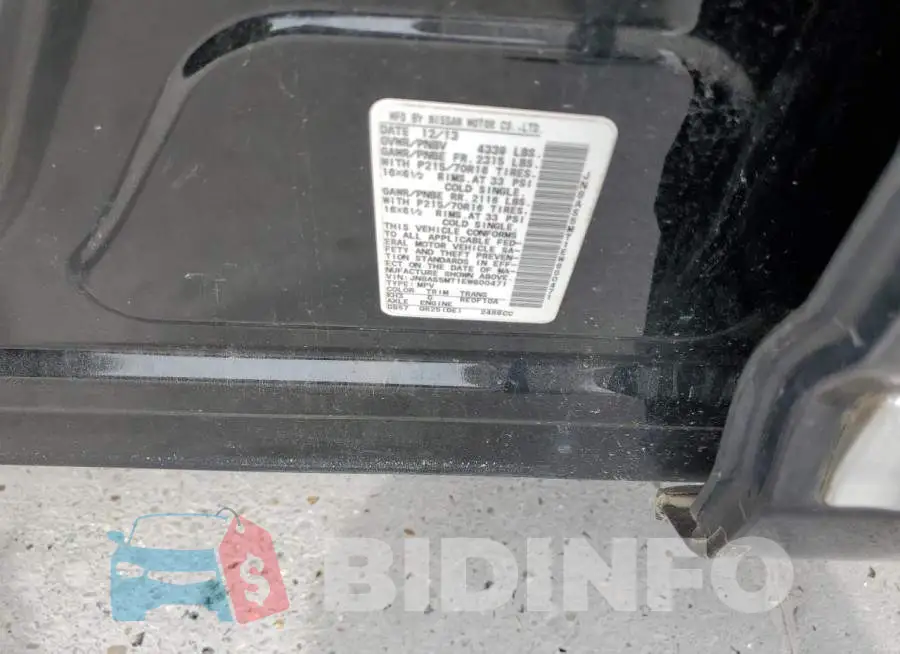 JN8AS5MT1EW600471 Photo# 13