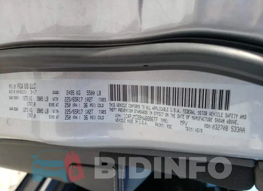 1C4PJMCS9HW668677 Photo# 13