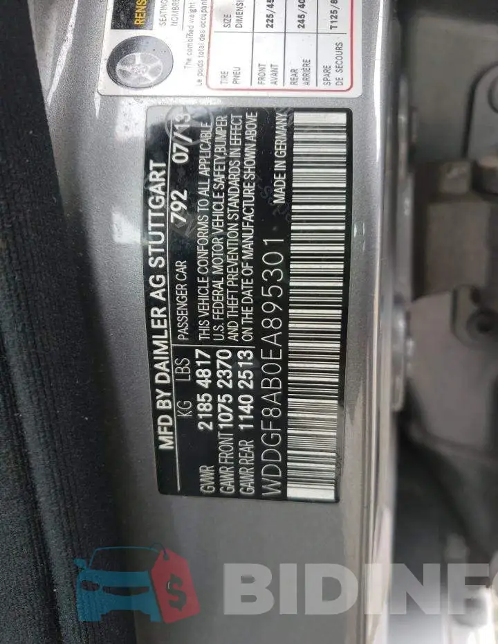 WDDGF8AB0EA895301 Photo# 12
