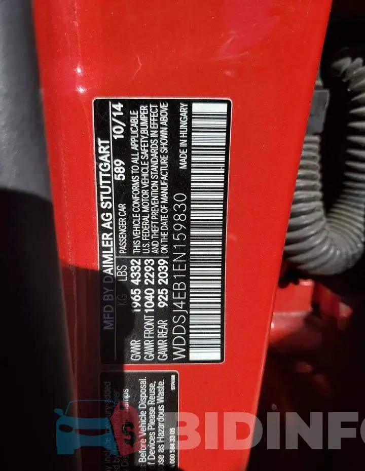 WDDSJ4EB1EN159830 Photo# 12