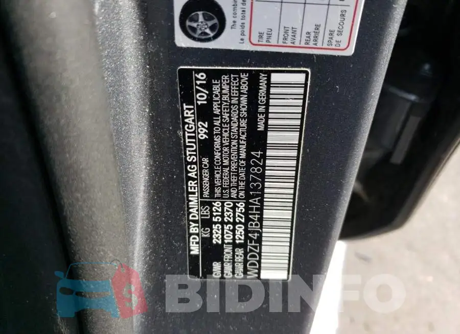 WDDZF4JB4HA137824 Photo# 13