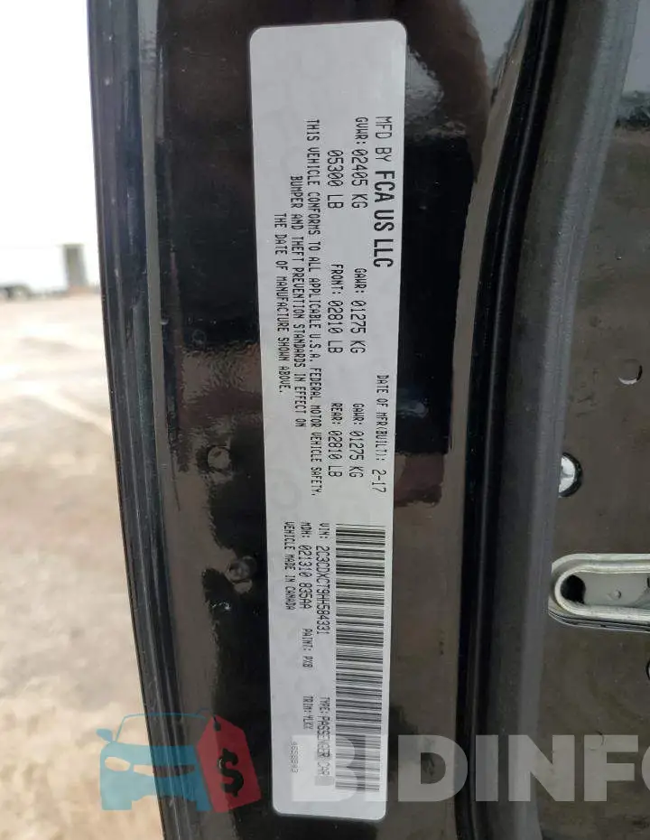 2C3CDXCT9HH584331 Photo# 12