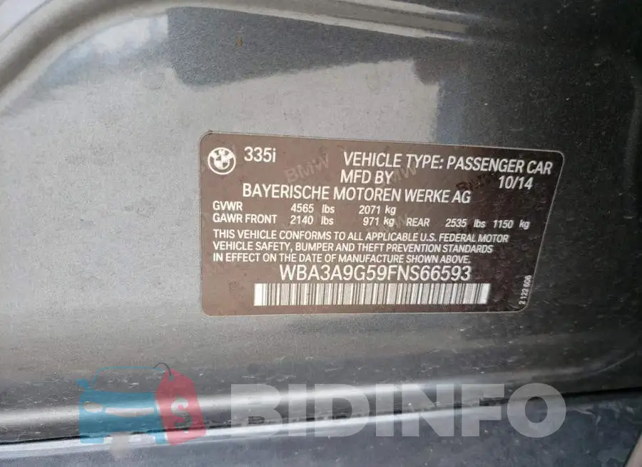 WBA3A9G59FNS66593 Photo# 12