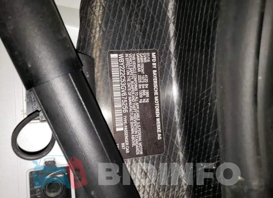 WBY2Z2C53GV675256 Photo# 12