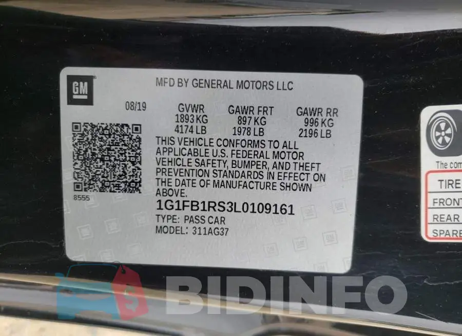 1G1FB1RS3L0109161 Photo# 12