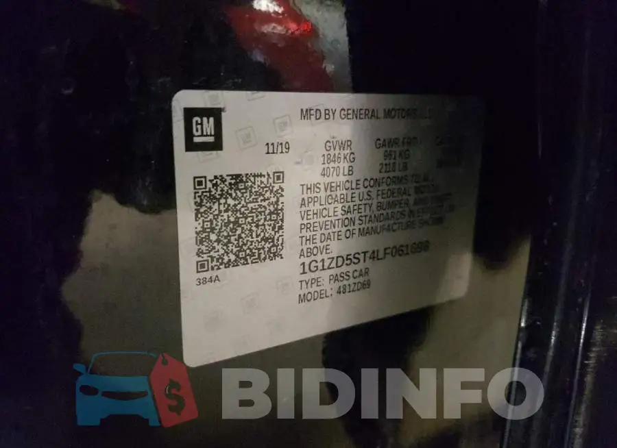 1G1ZD5ST4LF061698 Photo# 12