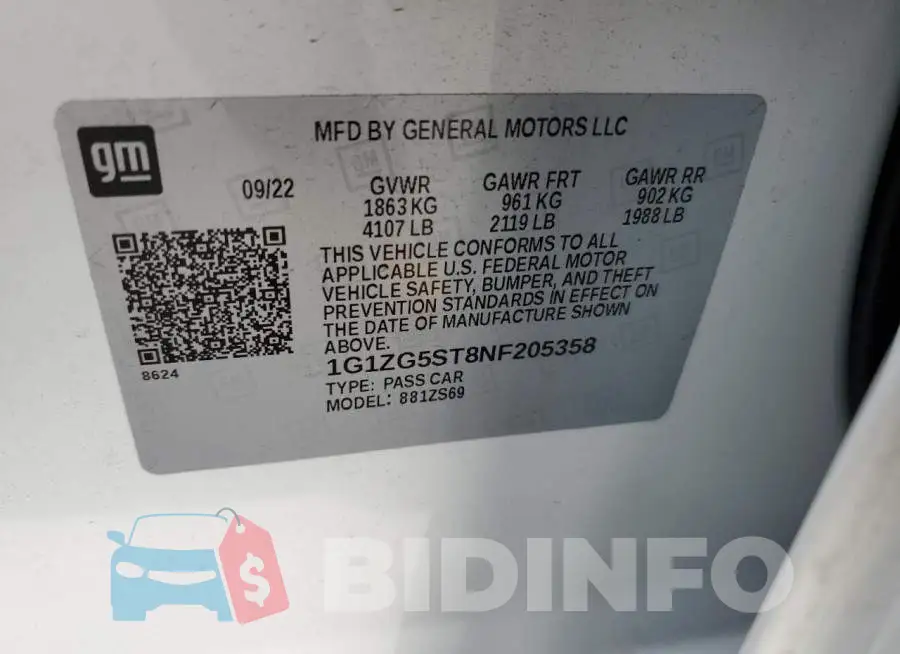 1G1ZG5ST8NF205358 Photo# 12