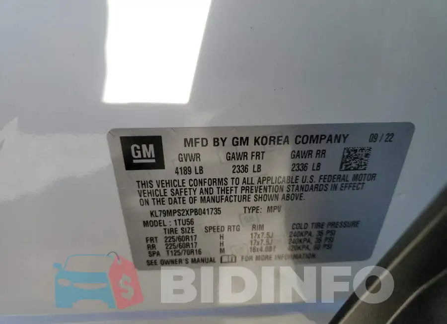 KL79MPS2XPB041735 Photo# 12