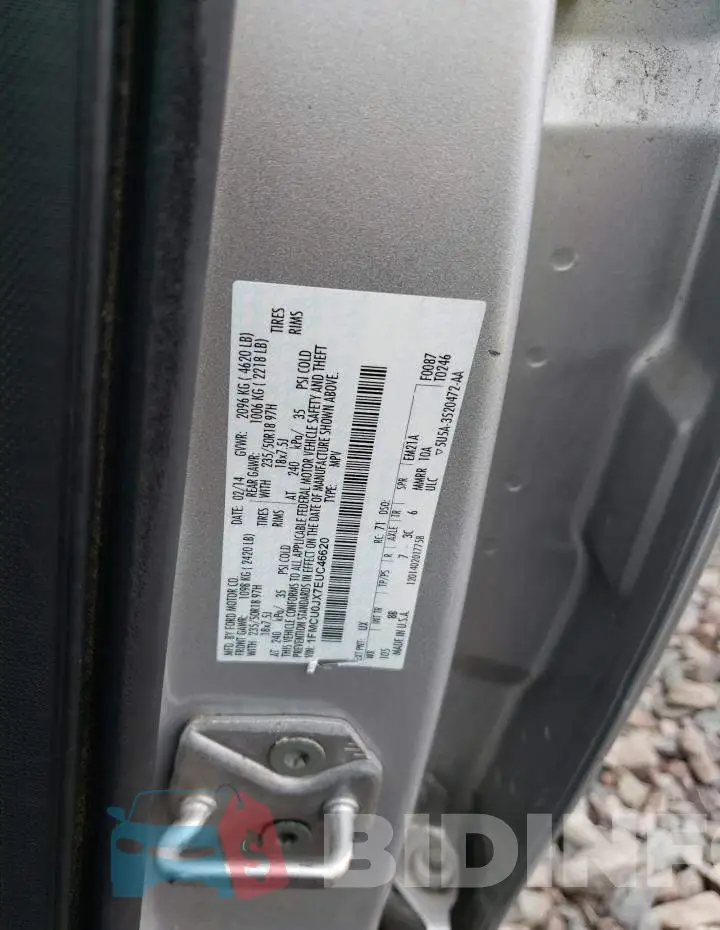 1FMCU0JX7EUC46620 Photo# 14
