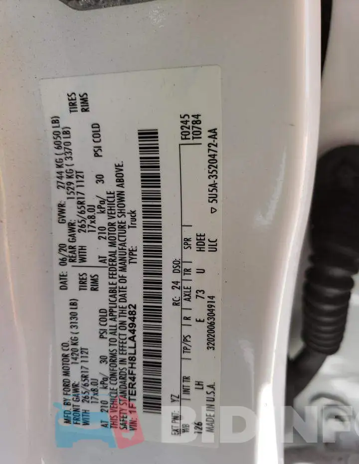 1FTER4FH8LLA49482 Photo# 12