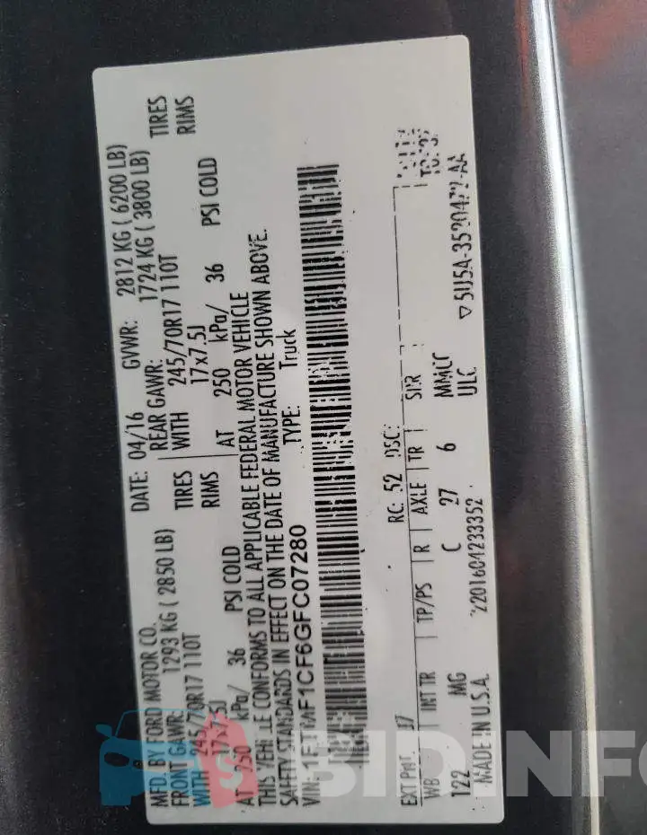 1FTMF1CF6GFC07280 Photo# 12
