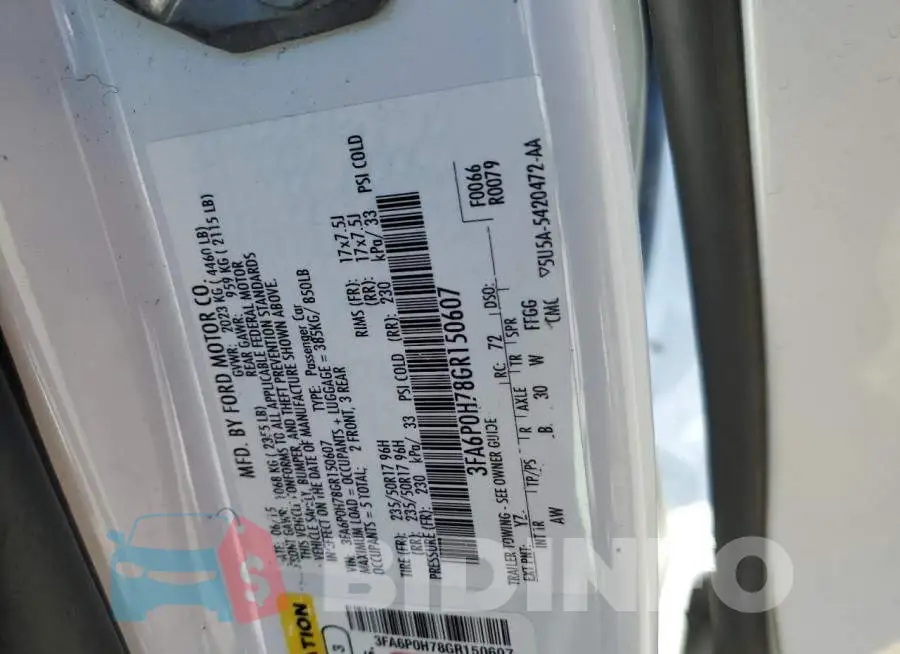 3FA6P0H78GR150607 Photo# 12