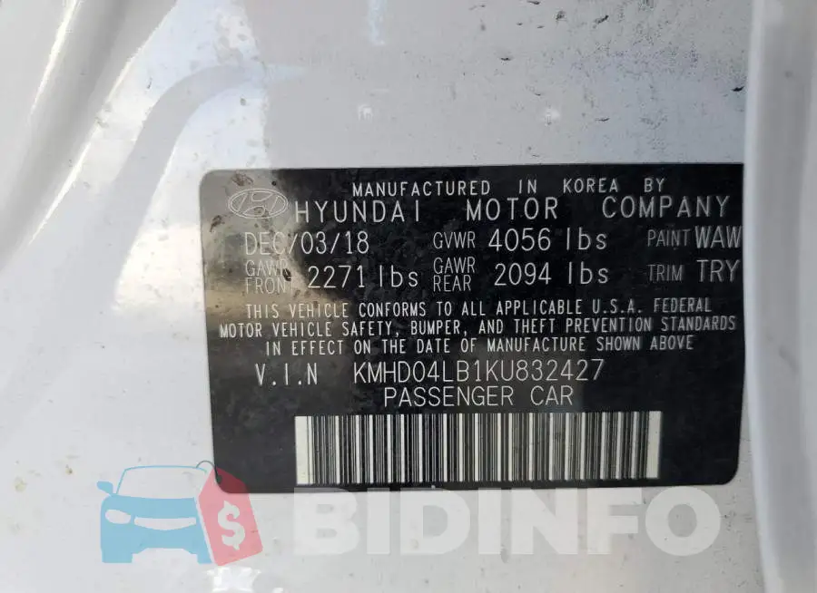 KMHD04LB1KU832427 Photo# 13