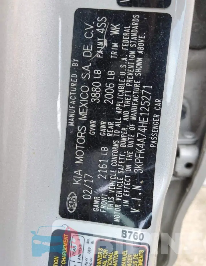 3KPFK4A74HE125271 Photo# 12