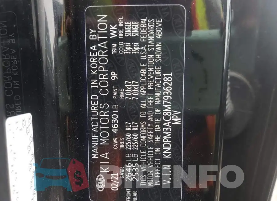 KNDPM3AC8M7936281 Photo# 13
