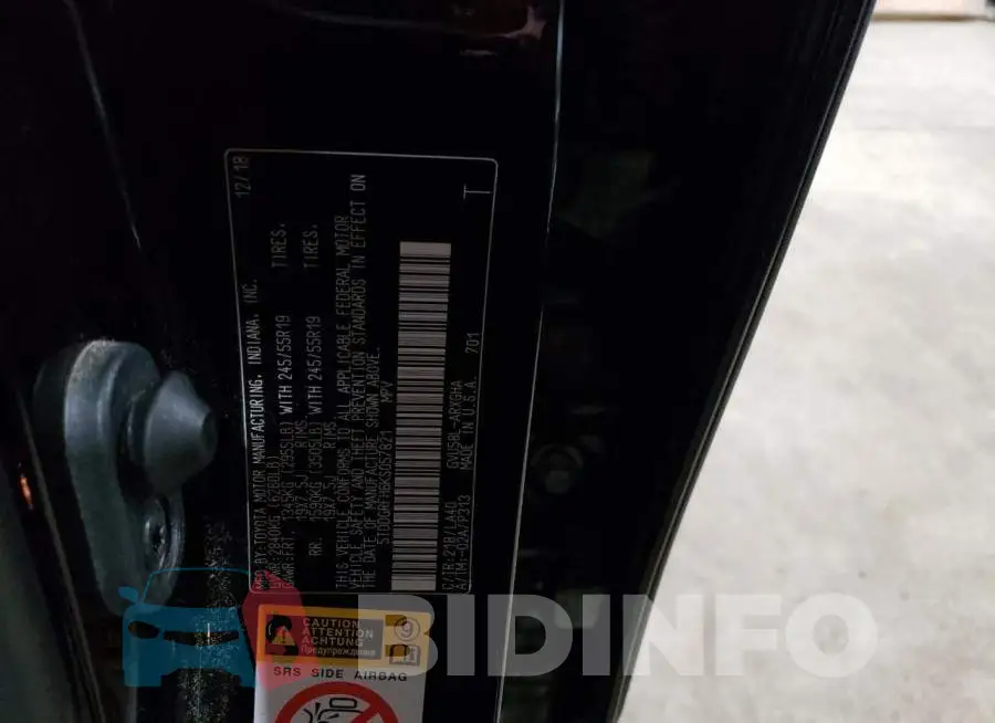 5TDDGRFH6KS057821 Photo# 13