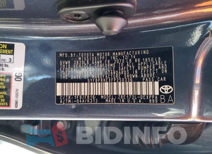 5YFBPRHEXFP250336 Photo# 12