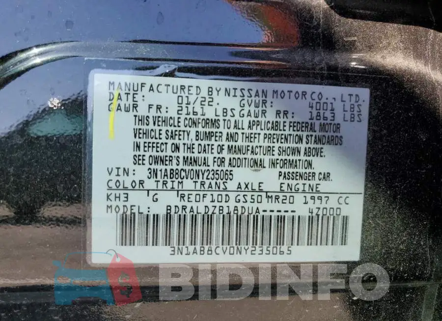 3N1AB8CV0NY235065 Photo# 12