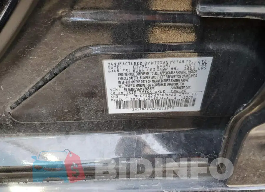 3N1AB8CV6MY265573 Photo# 12