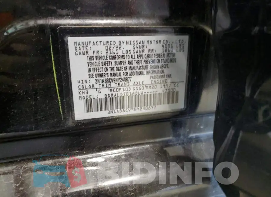 3N1AB8CV9NY240877 Photo# 12